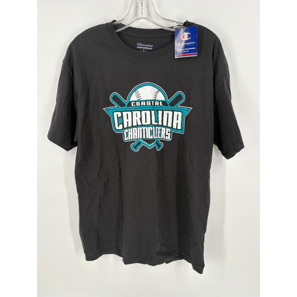 Champion Coastal Carolina Chanticleers Baseball Graphic T-Shirt, Size L *